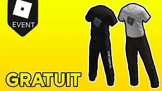 [FREE ITEM EVENT] COMMENT AVOIR LES 2 T-SHIRT & PANTALON EN 3D SUR ROBLOX