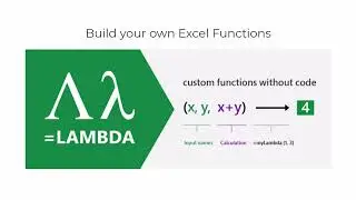 Excel LAMBDA lets you create your own functions in EXCEL