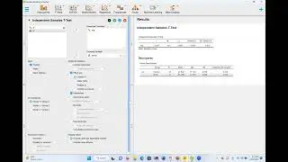 JASP Parametric Independent t-test (Student's t-test) Tutorial: How to Perform Independent T-Test