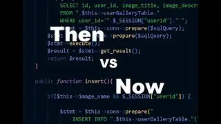 Then vs now 