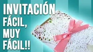 Easy to make wedding invitation.
