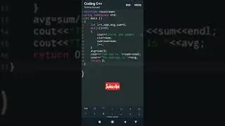 C++ program to Find Sum and Average of 5 numbers using while loop 