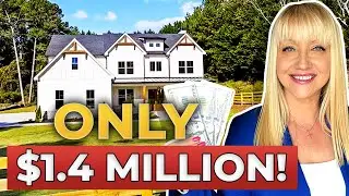 ALPHARETTA GA New Construction: $1.4M New Construction Home EXPLORED! | Relocating To Alpharetta GA