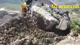 Qubanin Buduq kendine yol cekilir-qayalar bele dagidilir