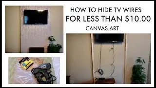 HIDE TV WIRES For Less Than $10