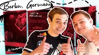 [VLOG] I MET WITH CAPS! | LEC Studio + G2 Office Tour | BERLIN VLOG 2022