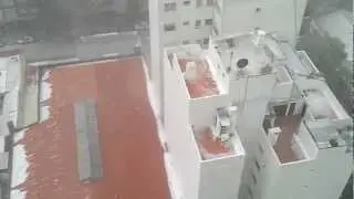 Granizo en mar del plata 24 de febrero 2013