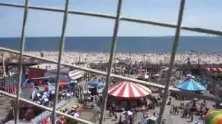 Coney Island Wonder Wheel POV - Mermaid Parade - Ferris Wheel
