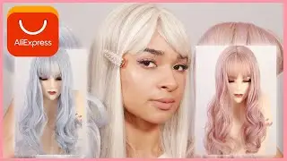 AFFORDABLE! Pastel Cosplay Wigs | Aliexpress Review