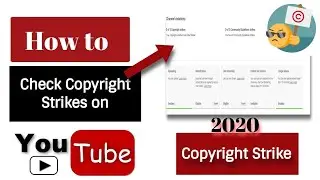 How to check copyright strike on YouTube 2020|| how to check copyright strike on Mobile 2020 ||