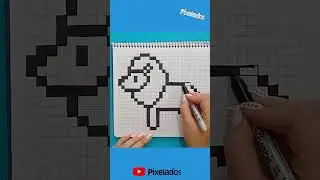 DIBUJO UN LEON PIXEL ART - PIXELADOS
