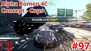 Need for Speed™ Most Wanted 2012 - Alpha Romeo 4C Concept  - Cops【Gameplay #97】