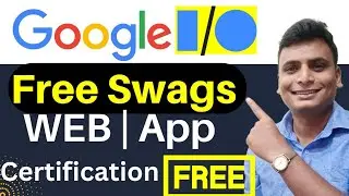 Google Launched Google I/O 2023 | Claim Your Free Swags and Certification | Google Certification
