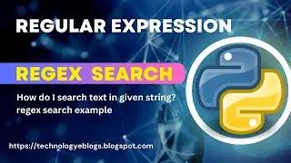 regular expression search function in python | regular expression search python | regex search