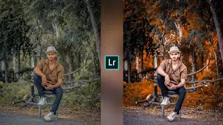 Black And Moddy Orange Tone Lightroom Photo Editing | Lightroom Best Photo Editing Tutorial 2024