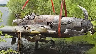 IL-2 Sturmovik Recovering from Lake and Restoration | 2012 | Murmansk, Russia