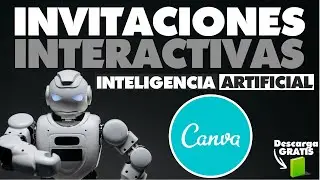 INVITACIÓN INTELIGENTE Con Inteligencia Artificial de CANVA