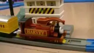 【trem de brinquedo】 23 trens de Thomas e Seus Amigos -  Harvey em Torre Pista 00918 pt