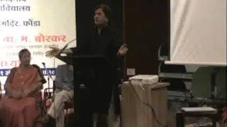 extempore  speech of dr. ghanashyam borkar   regarding  memorial of poet B. B. Borkar, at , Goa
