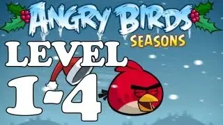 Angry Birds Seasons HD (AbraCa-Bacon) 3-Stars Walkthrough Level 1-4