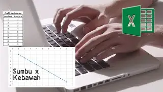 Cara Membuat Sumbu Arah Vertikal ke Bawah | Microsoft Excel