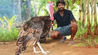 8 Kg INSIDE TURKEY | Mud Turkey Recipe | Cooking Whole Turkey in Clay || VILLAGE STYLE COOKING
