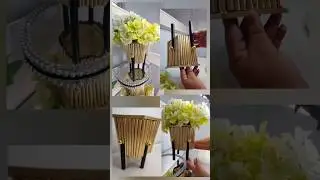 Con una base de plástico decoración para tu hogar  con poco dinero #homedecor #diy #manualidades