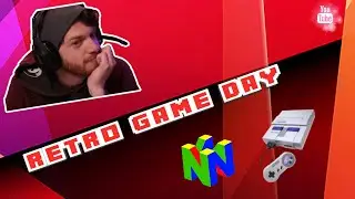 Retro Game Day! NES/SNES/N64 MY FIRST YOUTUBE STREAM EVER