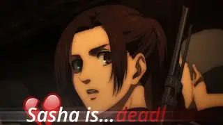 morte da sasha | Attack on Titan | Sad Edit |
