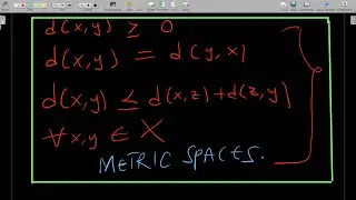 Metric Spaces | With Solved Examples
