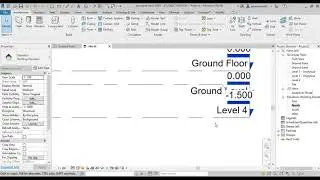 How to Draw Center Line Plan, Setting Levels,Adding Grids.