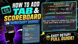How To Add Tab and Scoreboard In Minecraft Server (Easy Tutorial 2026)