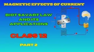 Biot Savart Law / Magnetic Field due to a circular current carrying loop/class 12