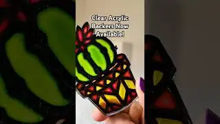 look how cute this test turned out! 🤩 #shorts #stainedglassart #epoxyresin #liadiadesigns #resin