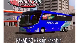 World Bus  Paradiso G7 1200 6x2  Skin Pakatur