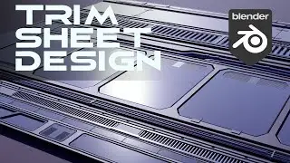 TRIM SHEET modeling in Blender