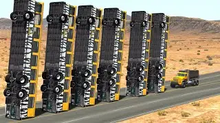 Destroyer Trucks #1 - BeamNG Drive | Crashes Plus