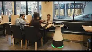 Cafeler restaurantlar vs. Servis yapan Robot Garsonlar