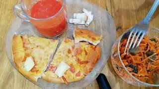 АСМР ИТИНГ 😋 ПУДИНГ, 🍕 ПИЦЦА, 🥗 САЛАТ, САЛО И 🧀 СЫР 😁