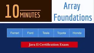 Tricky concepts of Array basics for Java Certification Exam 1z0-819