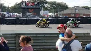 Oulton Park Super bikes with Clayton and City Lifting Crane Hire