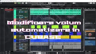 Modificare volum automatizare in cubase