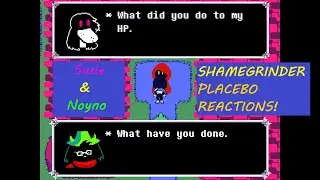 Susie and Noyno Reactions to the 'Shamegrinder' Placebo - RIBBIT! A Deltarune MOD by TheMaximus!