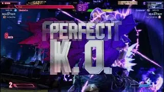 Sf6 M. Bison vs Cammy perfect game casual match