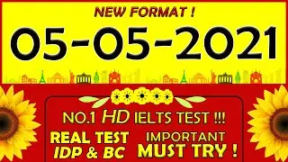 🔥IELTS LISTENING PRACTICE TEST 2021 WITH ANSWERS | 05.05.2021