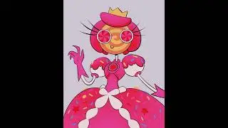 Candy Princess Lou [SPEEDPAINT] #theamazingdigitalcircus New Character #speedpaint #tadc