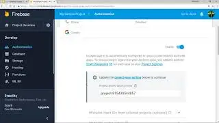 How to enable Google SignIn in a Firebase App?