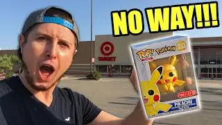 PIKACHU SOLD OUT IN SECONDS! SEARCHING FOR NEW FUNKO POP POKEMON AT TARGET! (very rare)