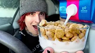 Trying NEW Crumbl Cookies Cereal! (Full Stream)