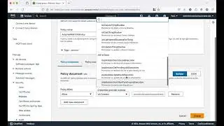 AWS IoT create Arduino Policy